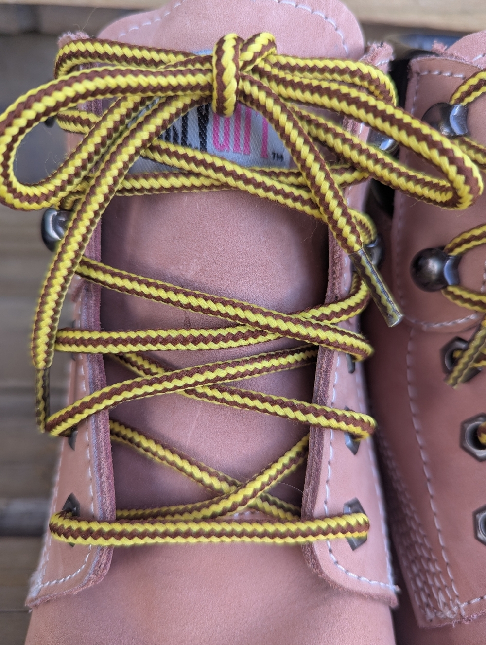 Safety Girl Boots Pink 🩷 Steel Toe Women's Size W7.5 - Picture 13 of 15